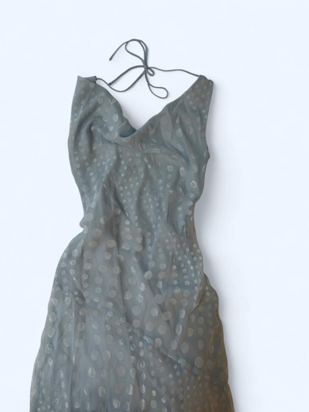 Peppermayo Light Blue Sleeveless Cowl Neck Maxi Dress - Picture 5 of 5